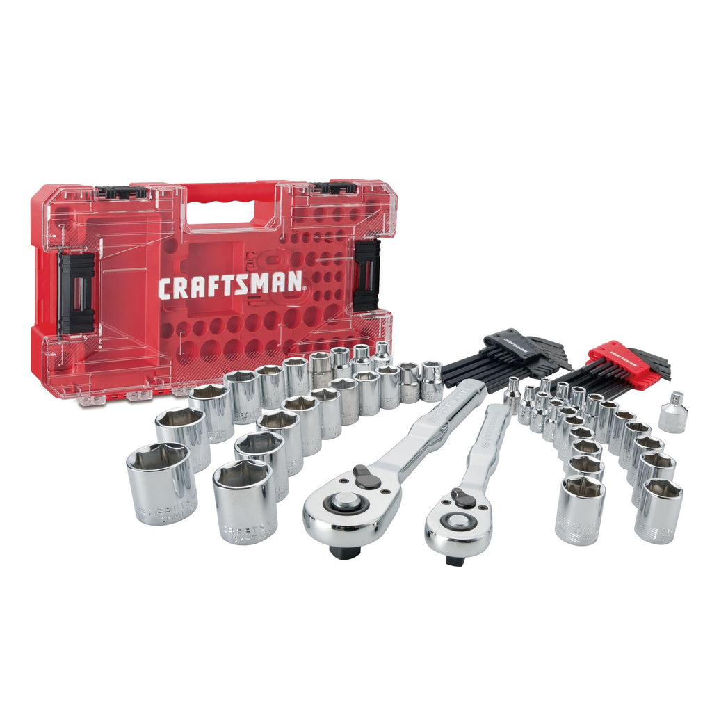 1/4 and 3/8 Inch Drive 71 Piece Mechanics Tool Set A876571