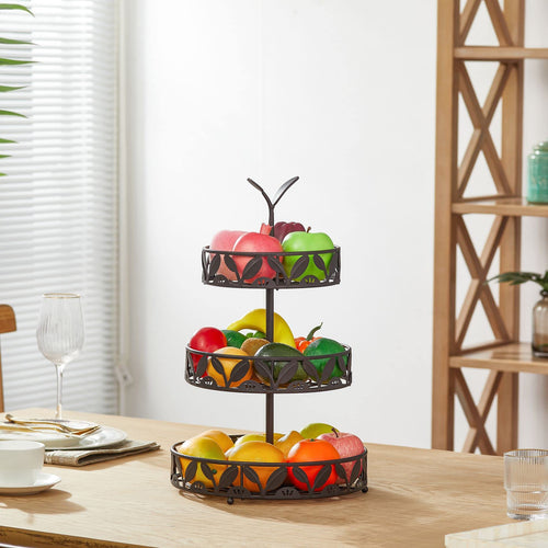 3 Tier Detachable Fruit Basket Stand O64260
