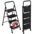 4 Step Ladder Foldable with Wide Anti-Slip Pedal V652283