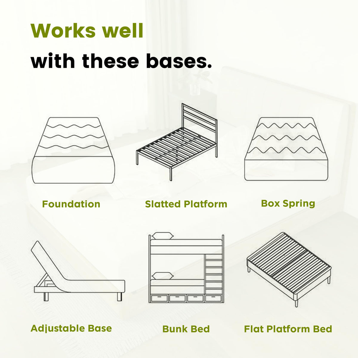 6 Inch Twin Memory Foam Mattress I169