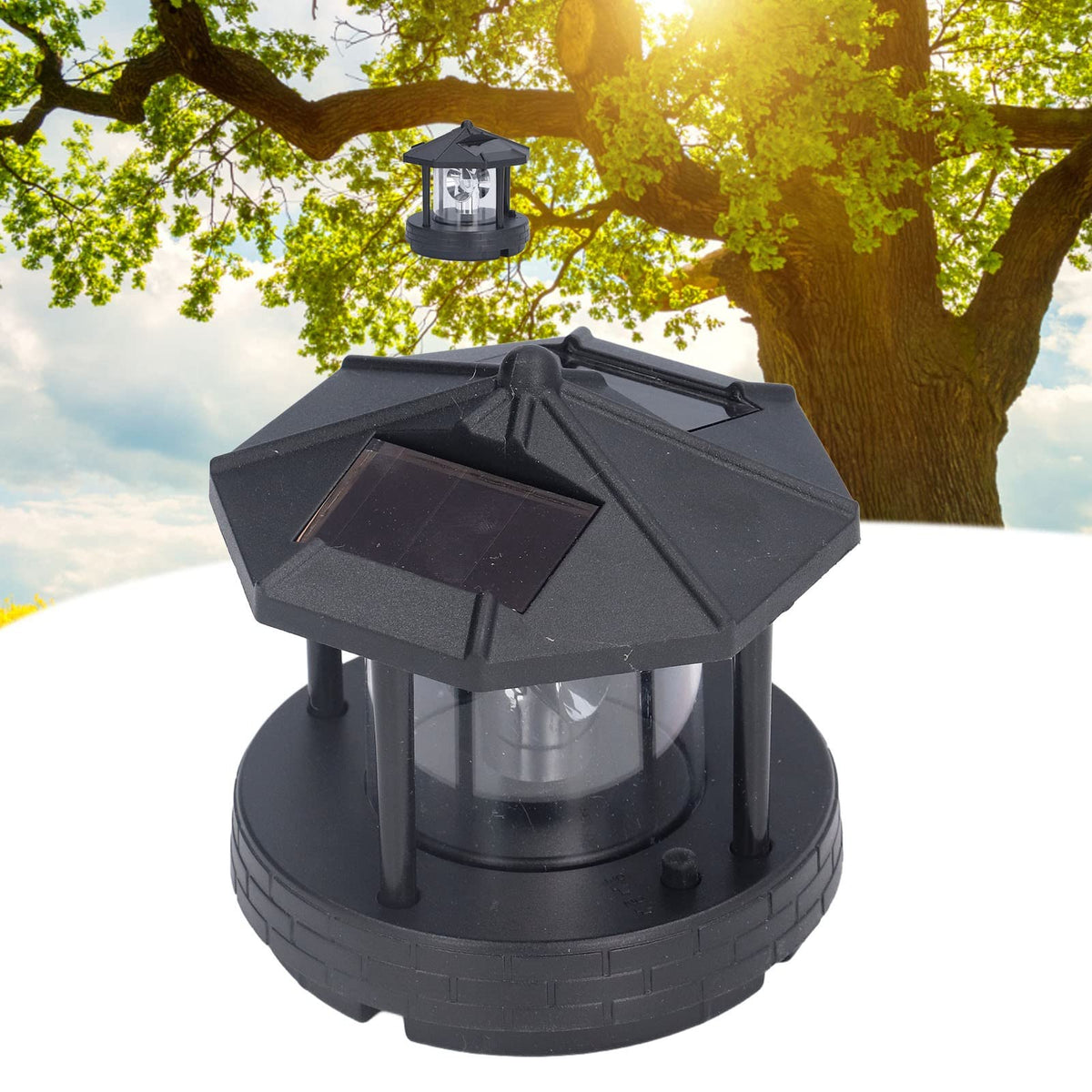 LED Solar Light, 360 Degree Rotating Waterproof Outdoor Lantern G3246
