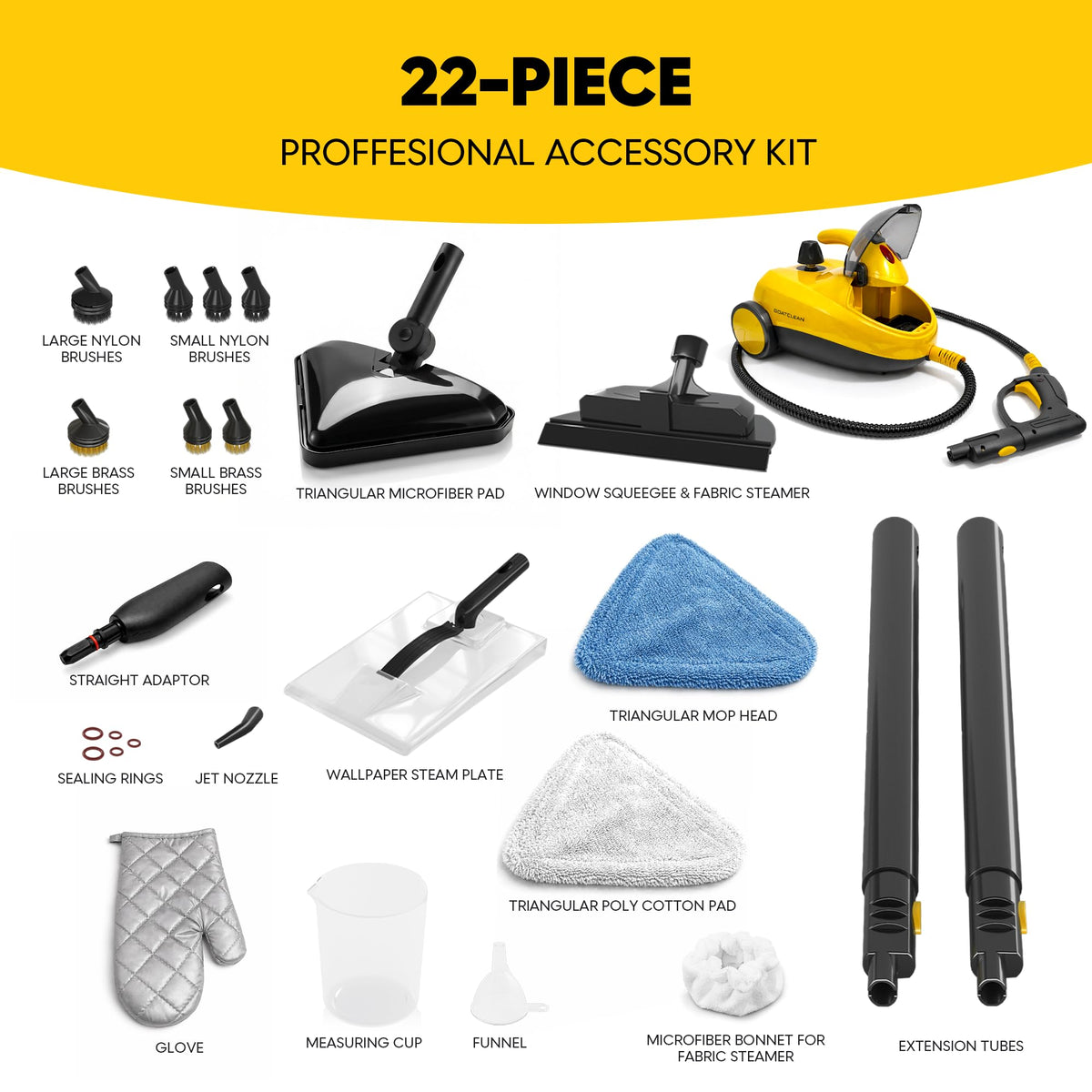 Heavy-Duty Steam Cleaner L275
