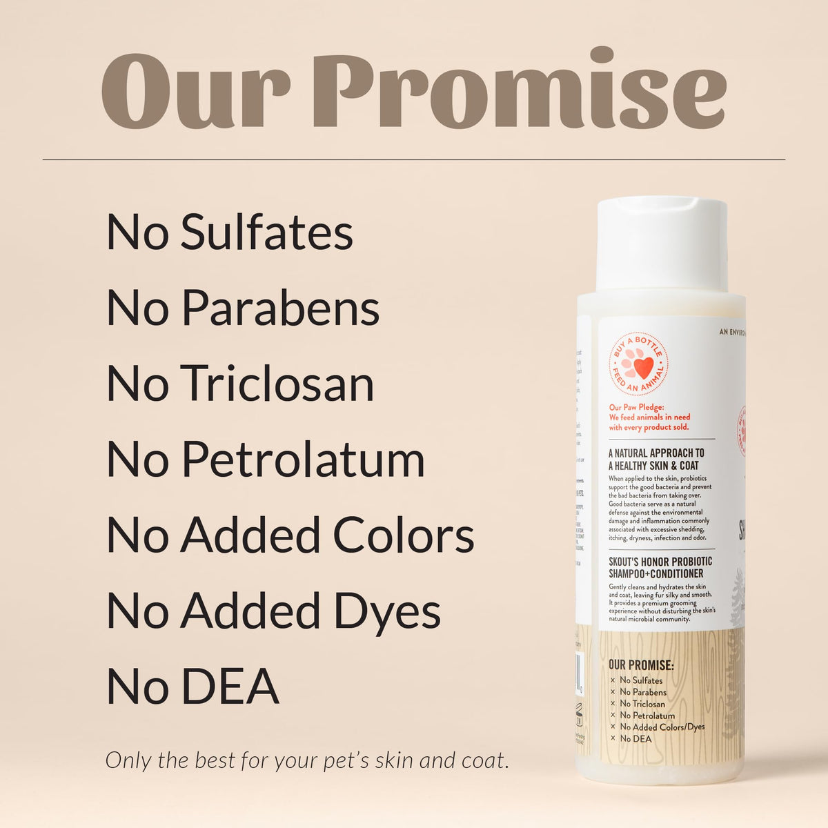 Probiotic Dog Shampoo and Conditioner 16 oz W695