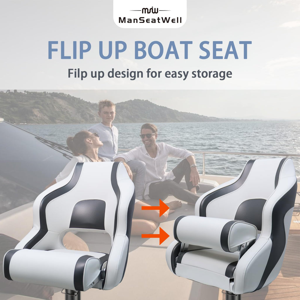 White Black Boat Seat G57686