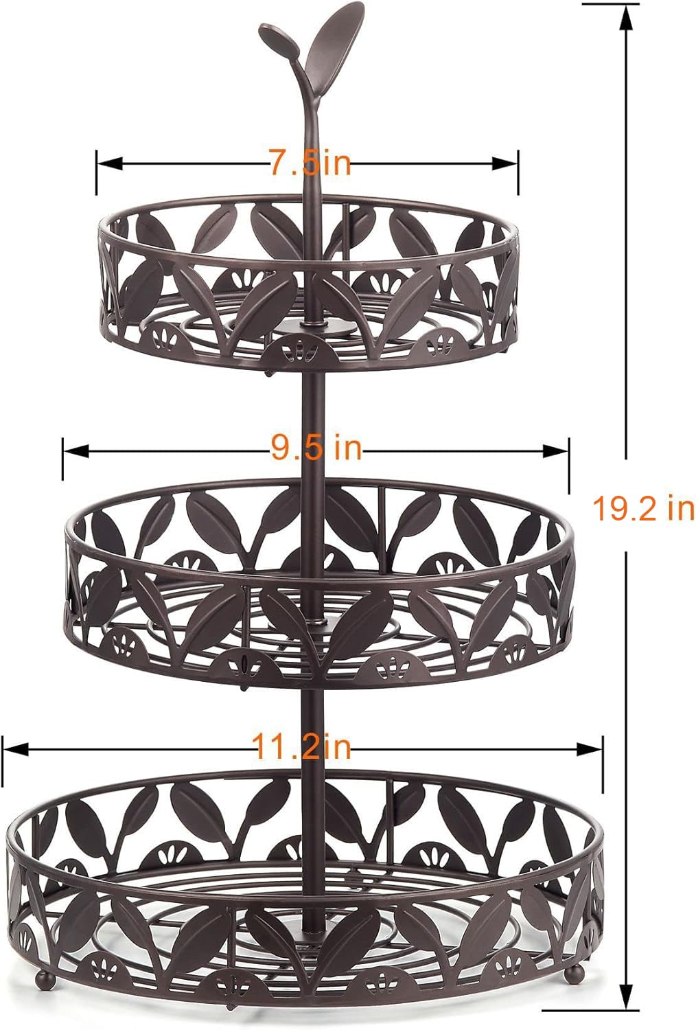 3 Tier Detachable Fruit Basket Stand O64260