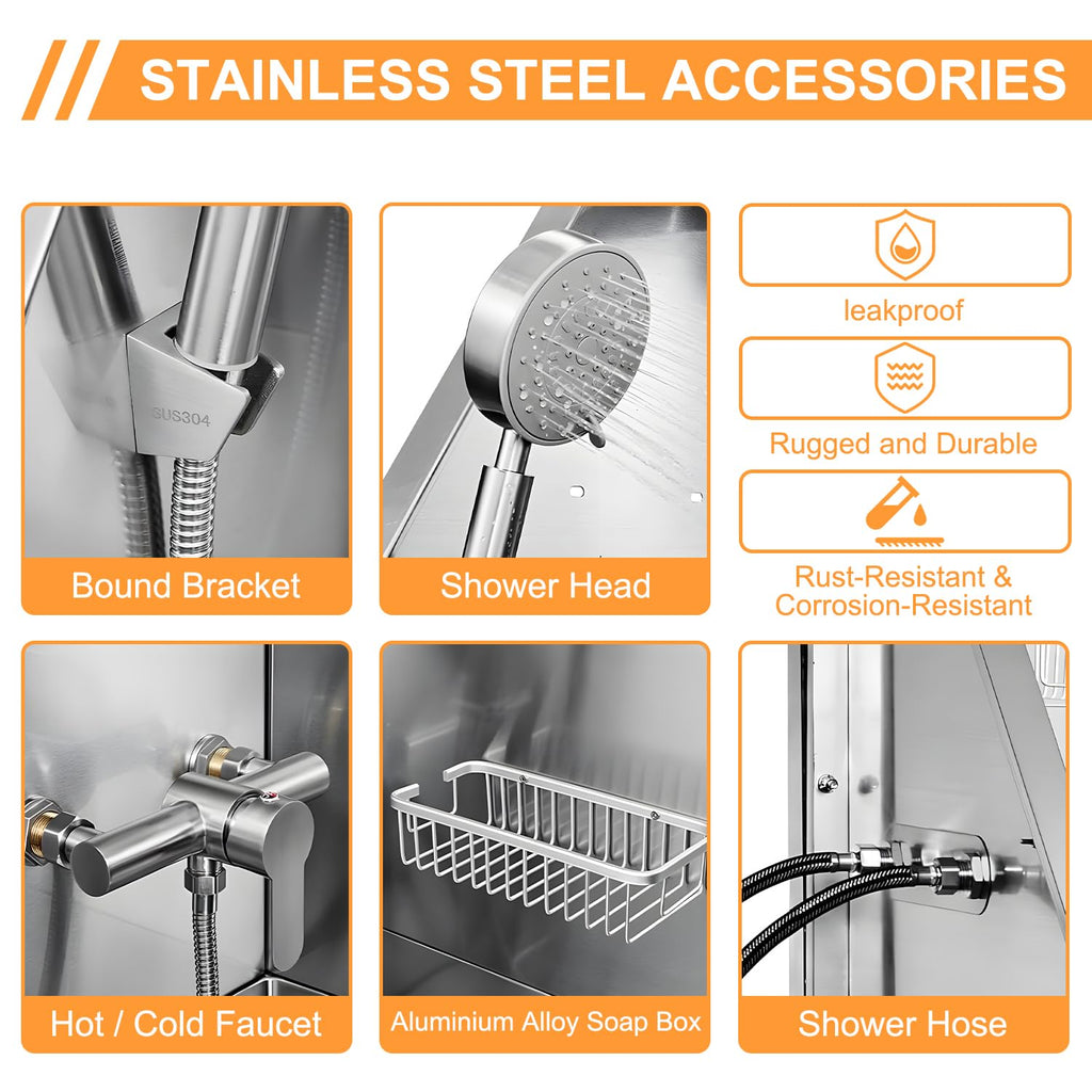 Stainless Steel Dog Grooming Tub E1272