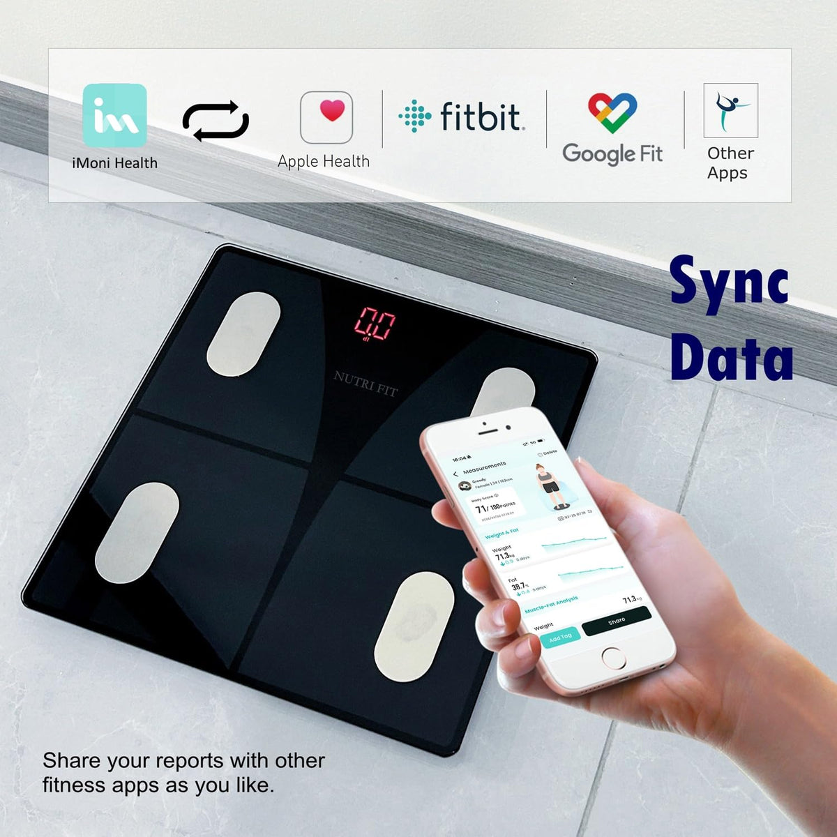 Digital Bathroom Scale J814796