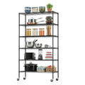 6-Tier Wire Shelf with Wheels W220