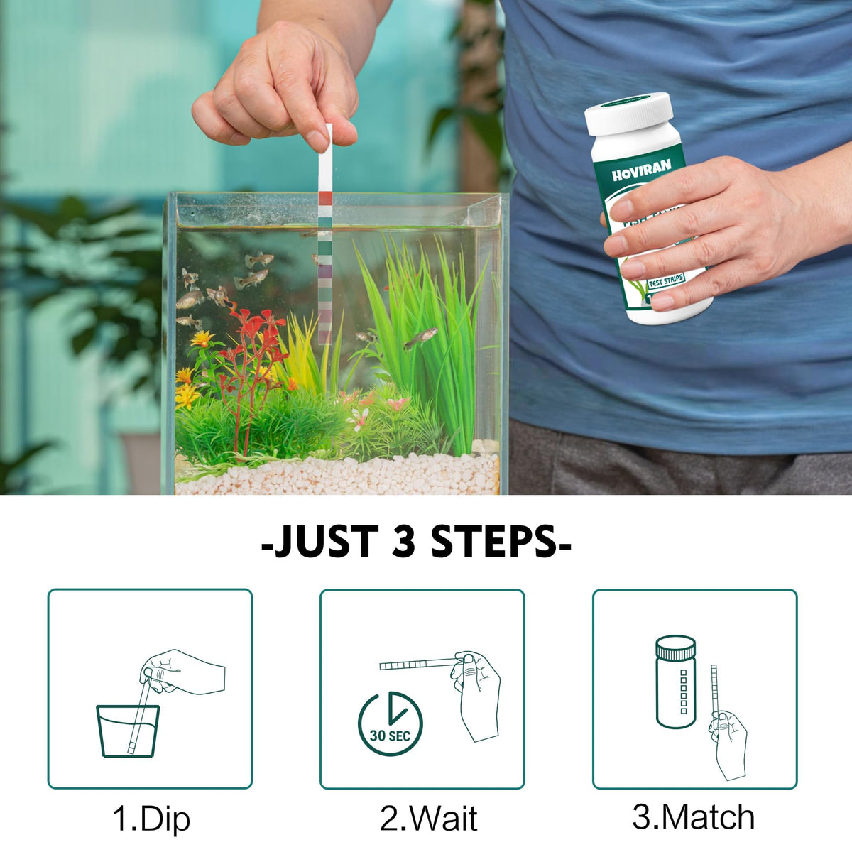 Aquarium Test Strips 125 Strips H9124