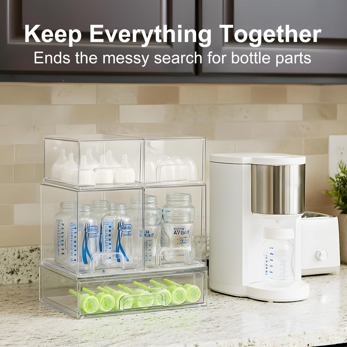 Acrylic Stackable Bottle Storage Organizer X24565