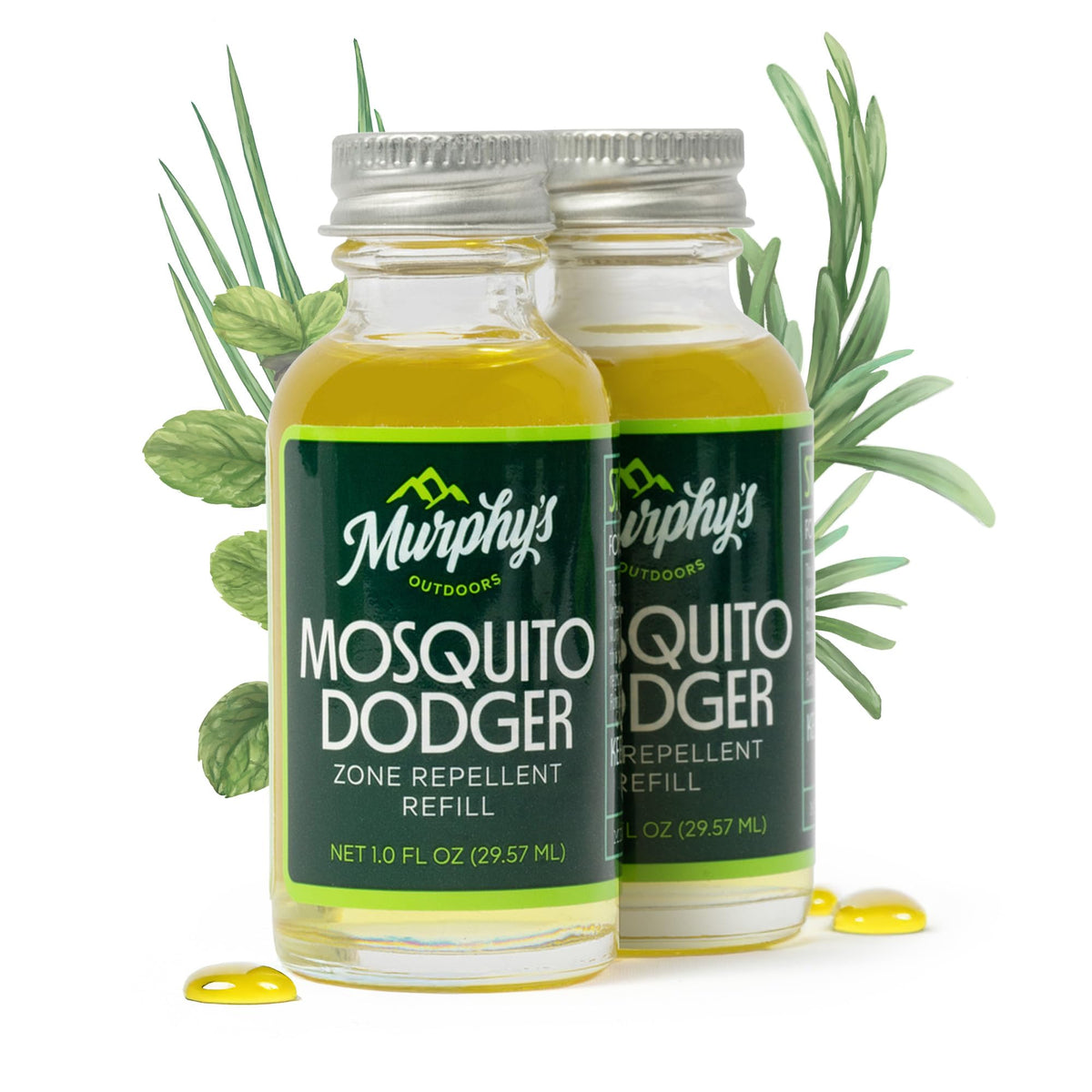 Mosquito Repellent Oil Refill, 1 fl oz (Pack of 2) B5624