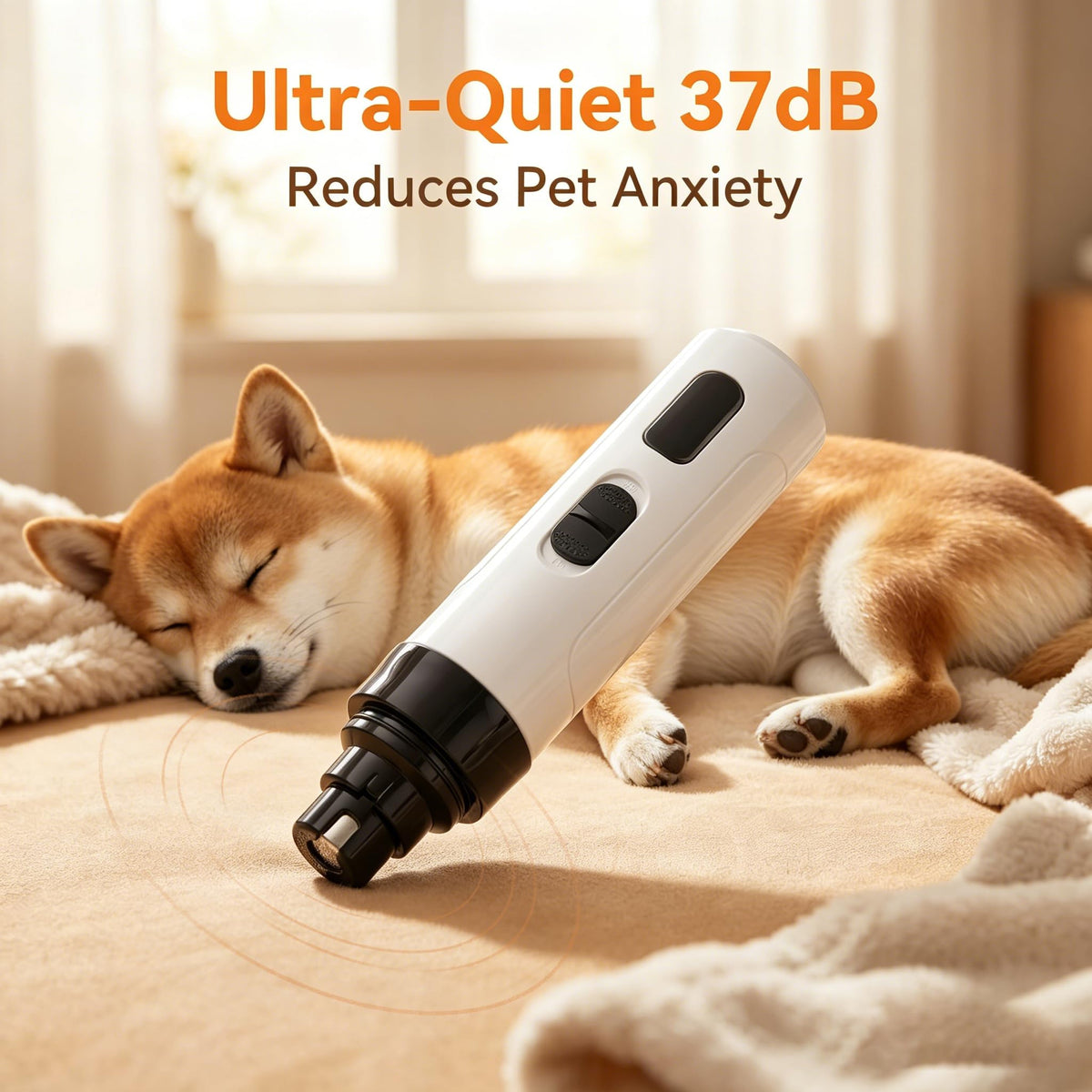 Quiet Pet Nail Grinder, 2 Replacement Heads C8119