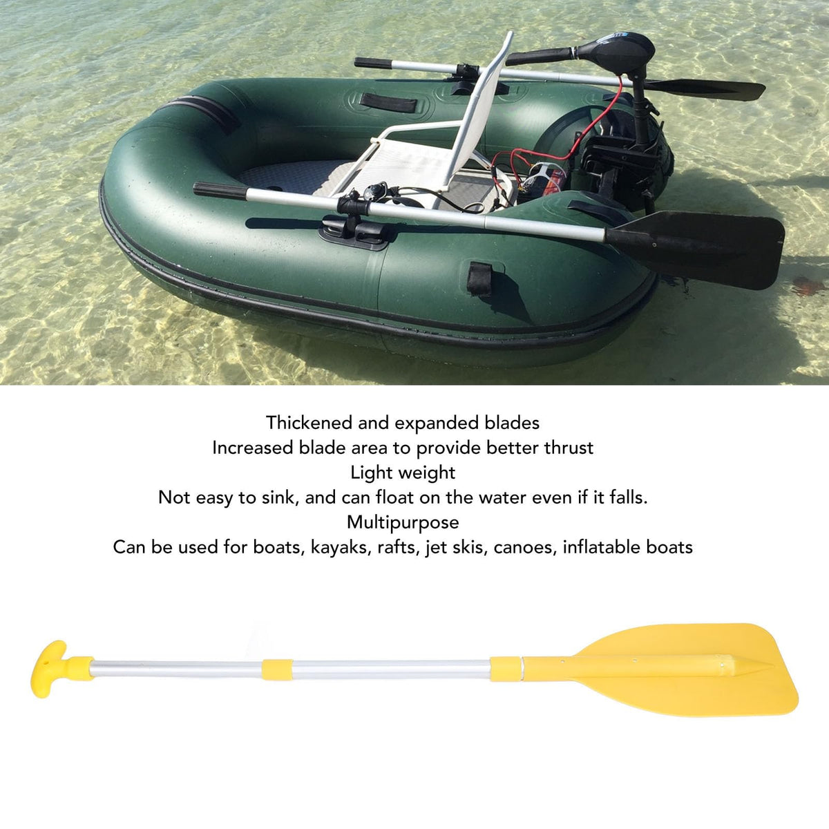 Pack of 2 Telescopic Kayak Paddles F7163