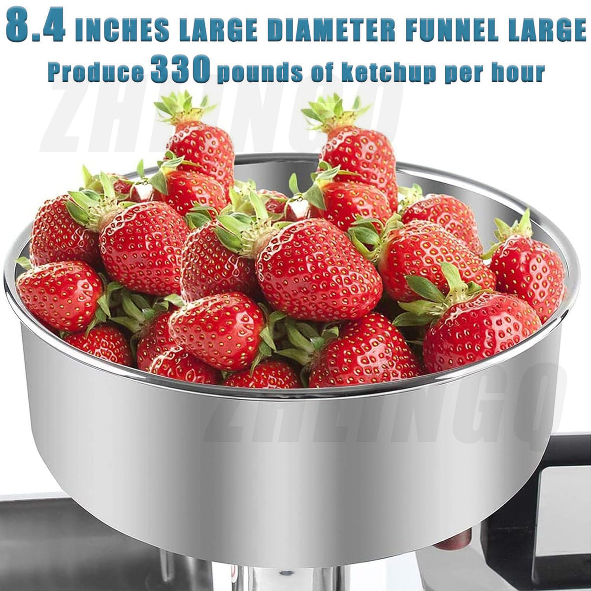 450W Stainless Steel Electric Tomato Strainer W9156
