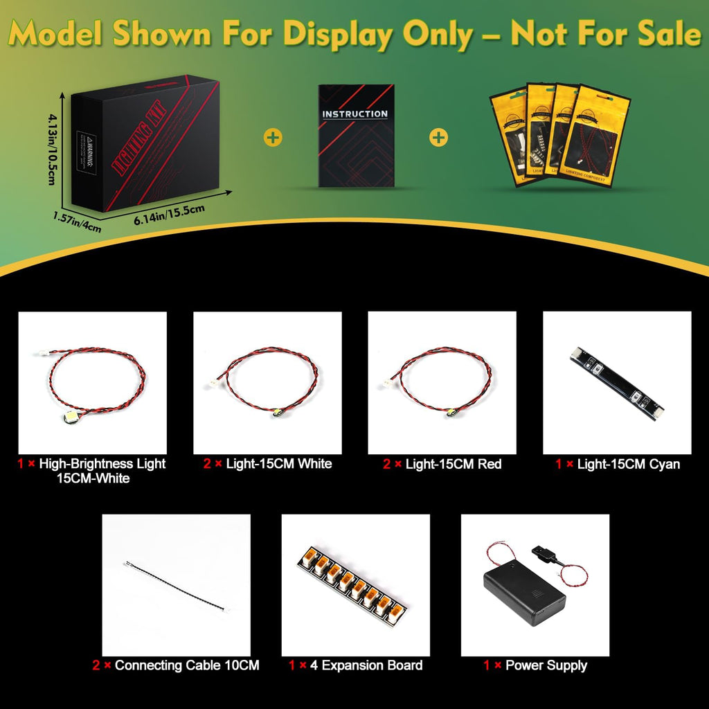 LED Light Kit Compatible with Building Set P255