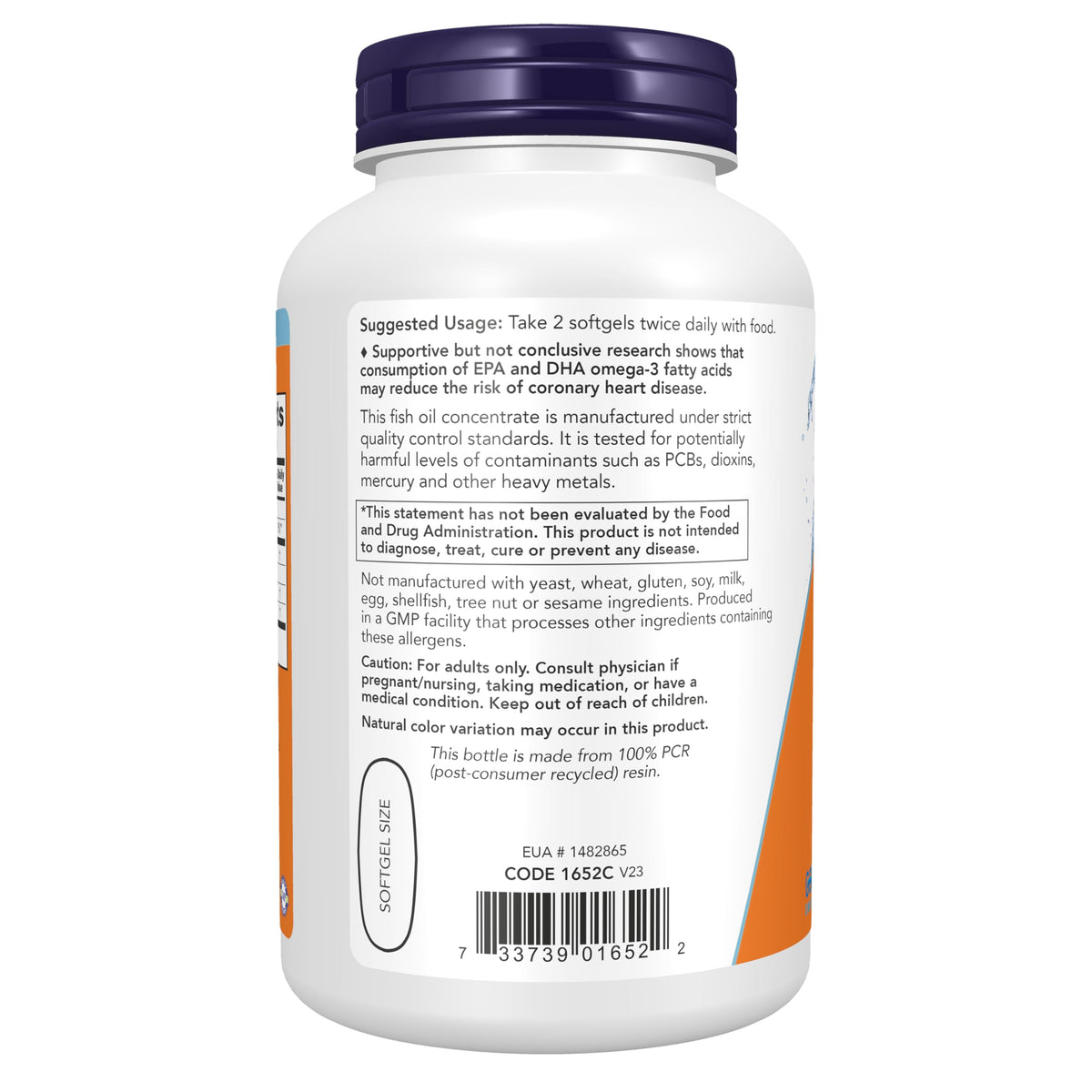 Omega-3 180 EPA / 120 DHA 200 Softgels R293