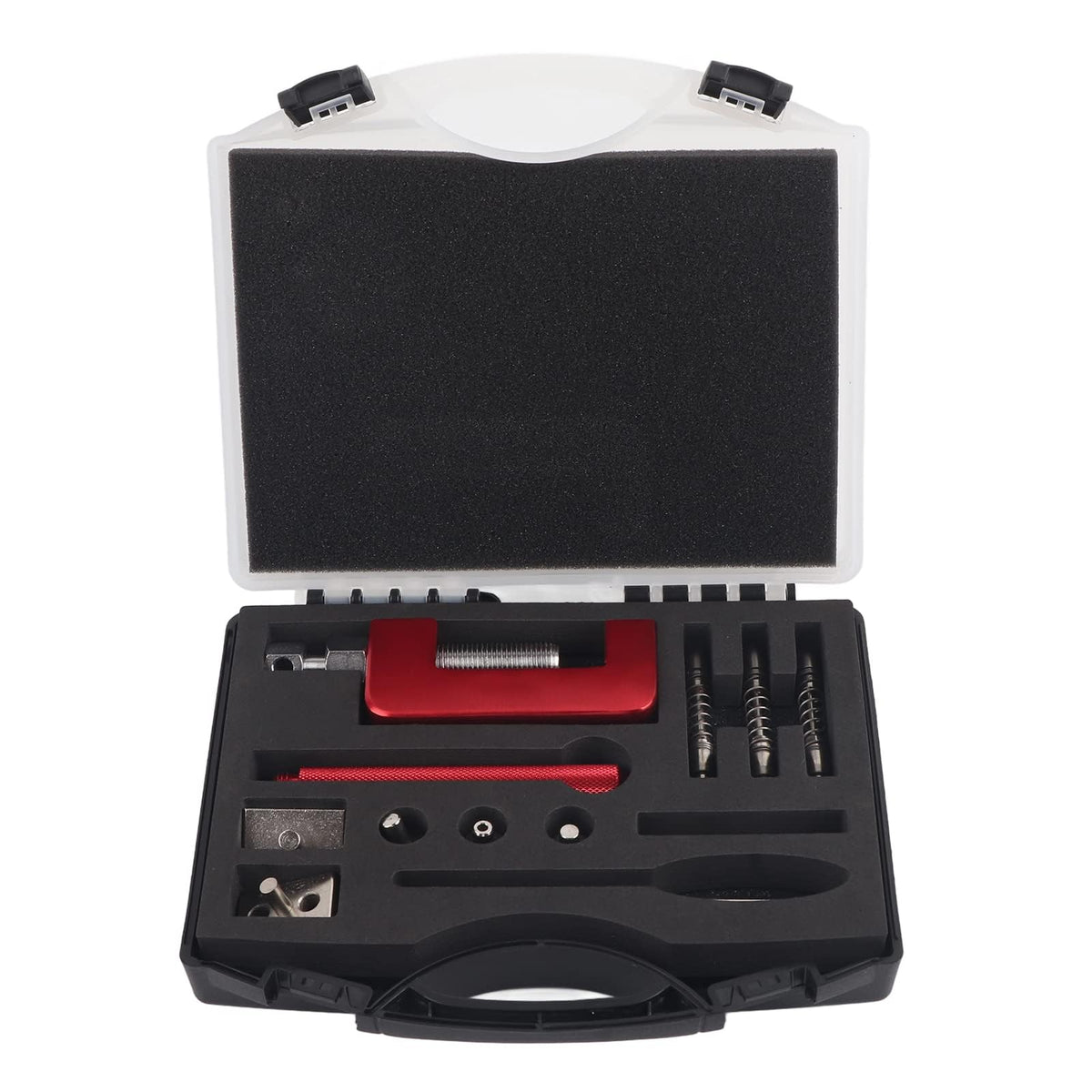 12 Pcs Motorcycle Chain Breaker Riveting Tool Set with Storage Box V975