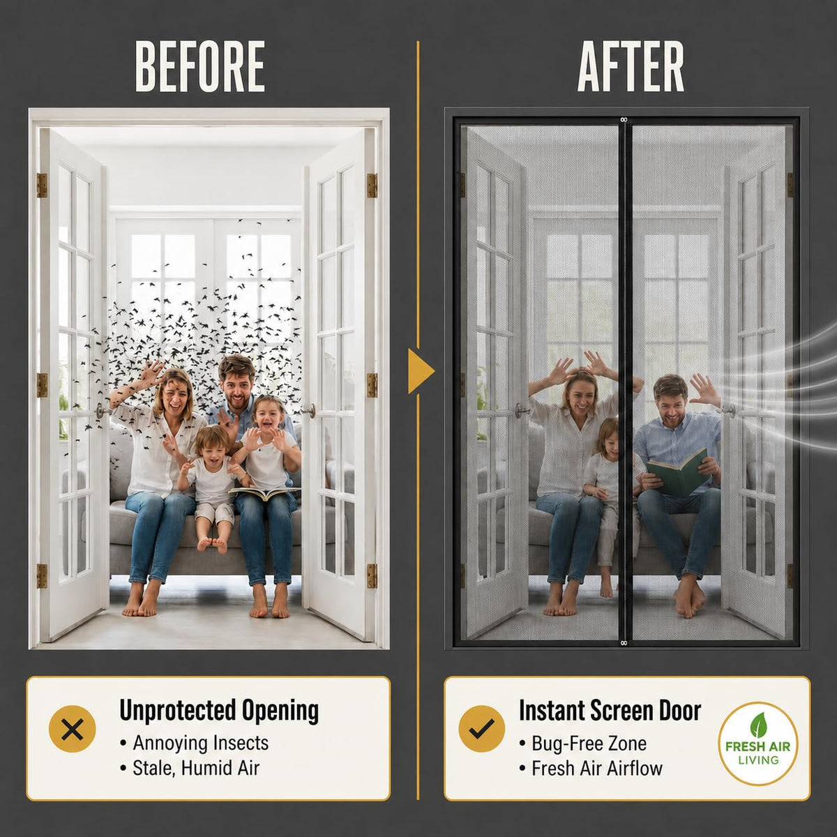 Magnetic Screen Door M383