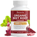 Organic Beet Root Capsules 1300 mg 60 Capsules B601191