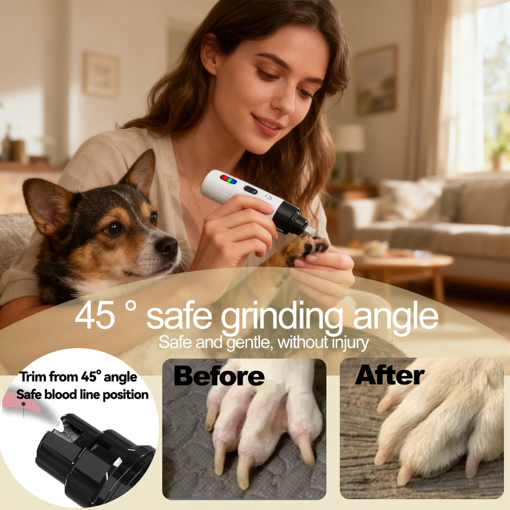 Quiet Pet Nail Grinder, 2 Replacement Heads C8119