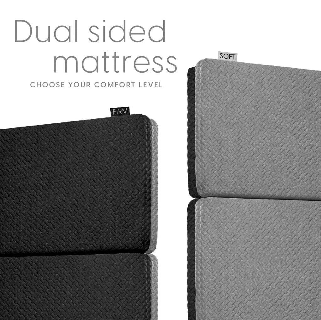 Memory Foam Tri Folding Mattress with Waterproof Washable Cover P783