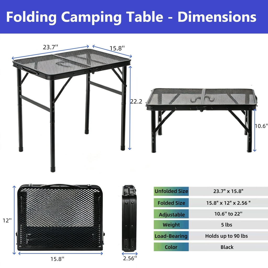 Folding Portable Camping Grill Table P8187