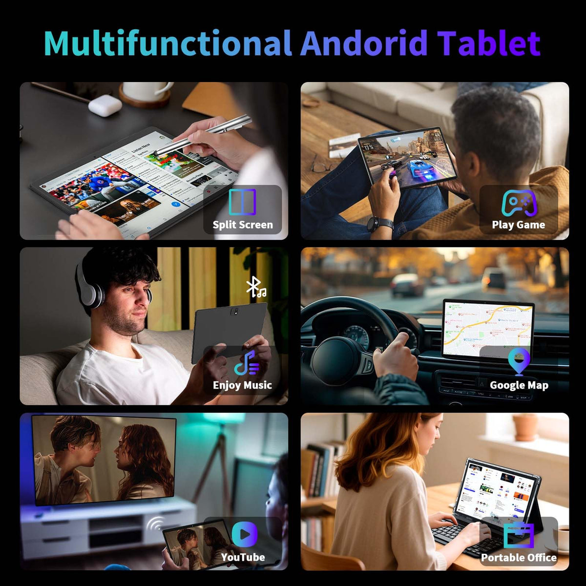10 inch Tablet with Keyboard I887065