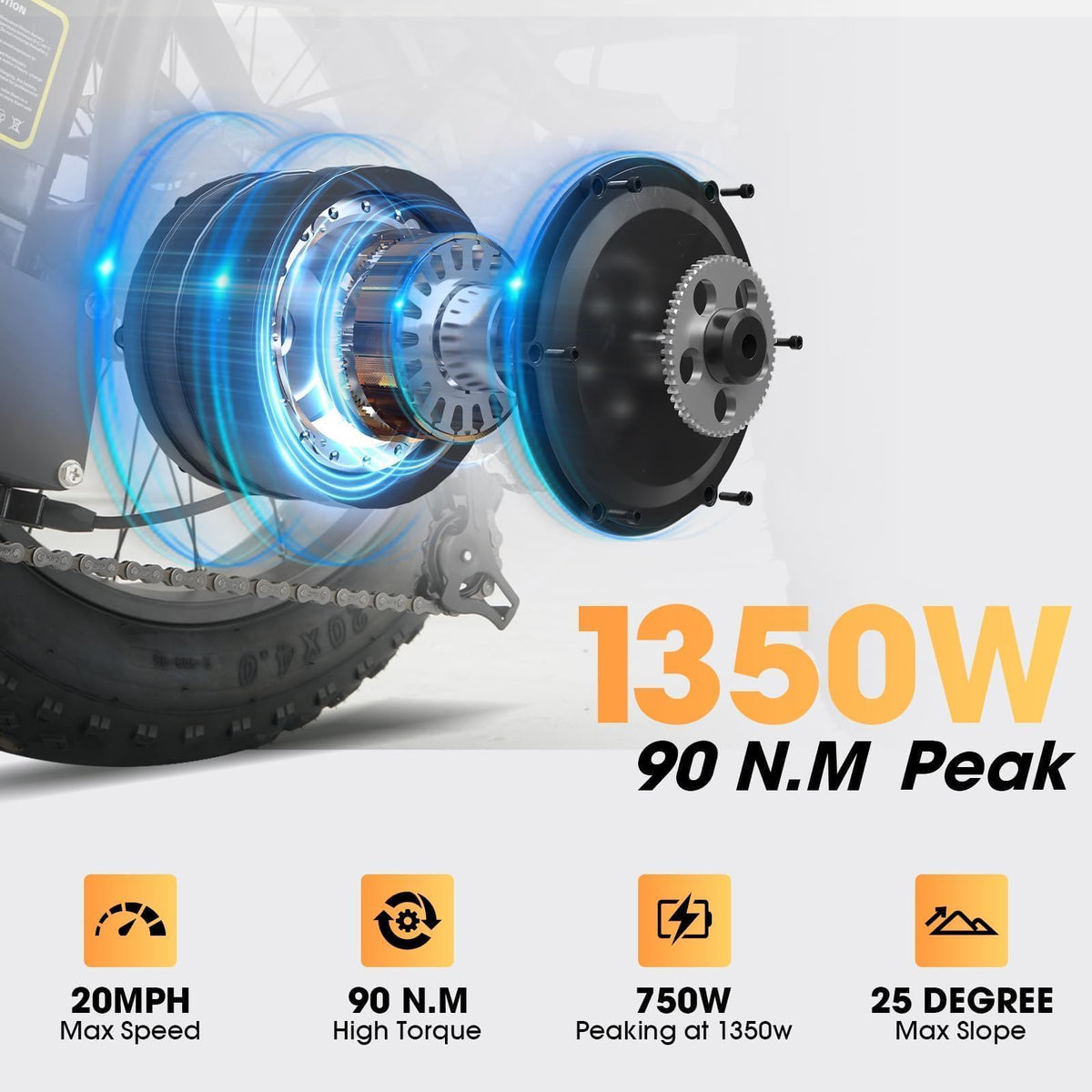 750W Folding Fat Tire Electric Tricycle A546698