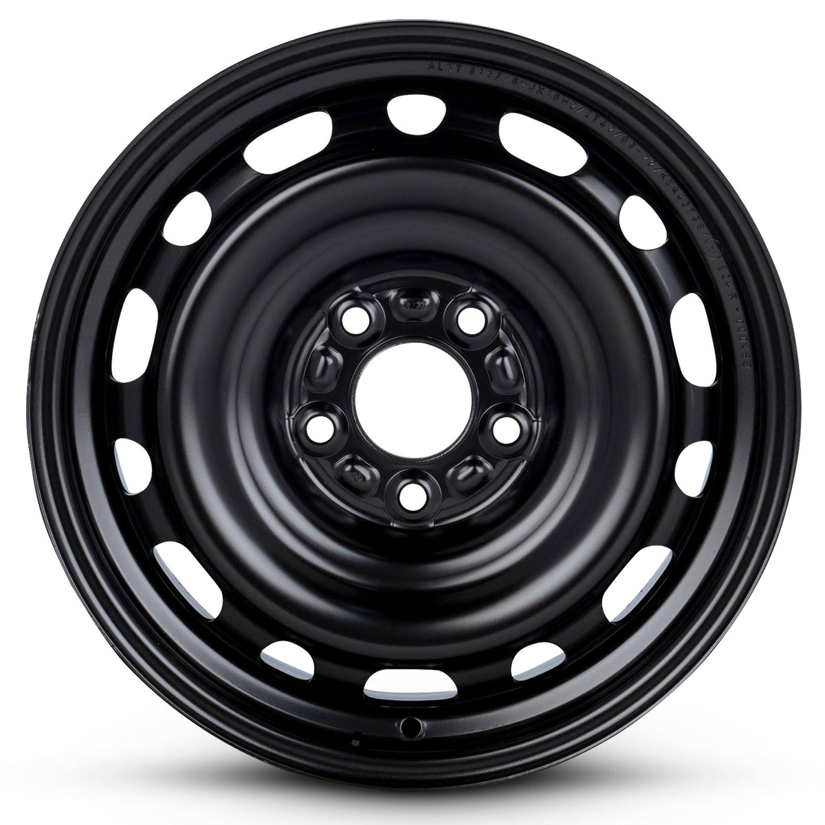 16 Inch Black Steel Rim I7685