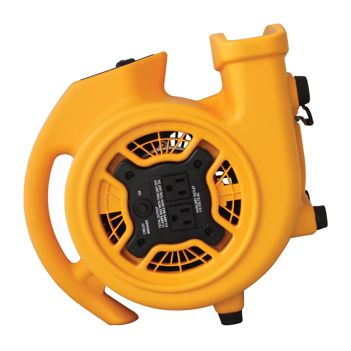 1/5 HP 800 CFM Centrifugal Air Mover, Carpet Dryer, Floor Fan, Blower, Yellow U657469