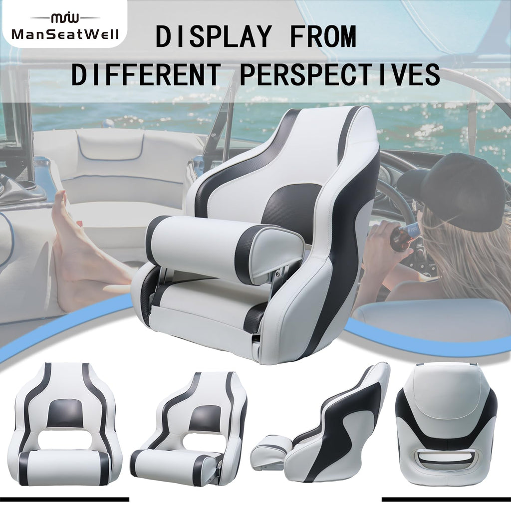 White Black Boat Seat G57686