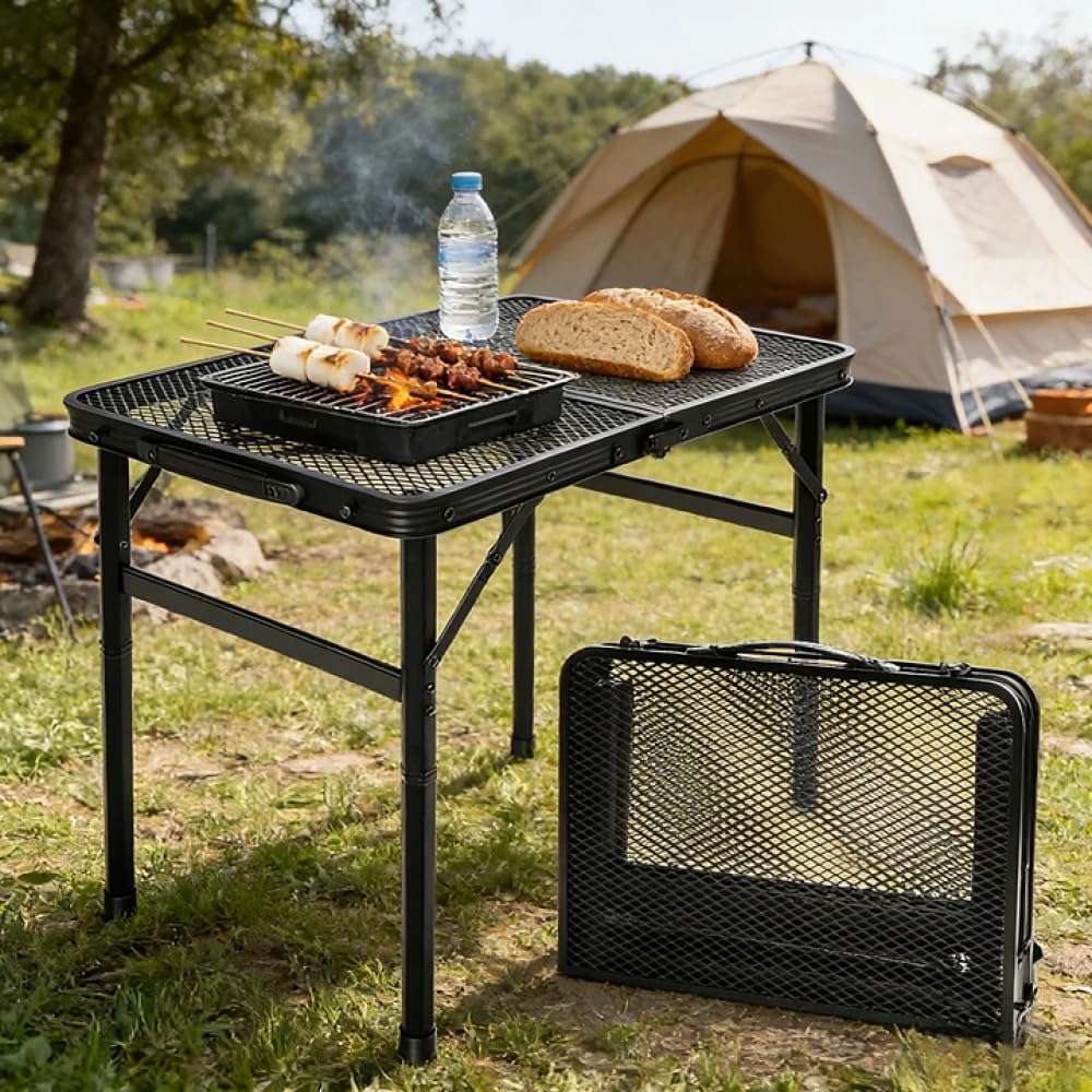 Folding Portable Camping Grill Table P8187