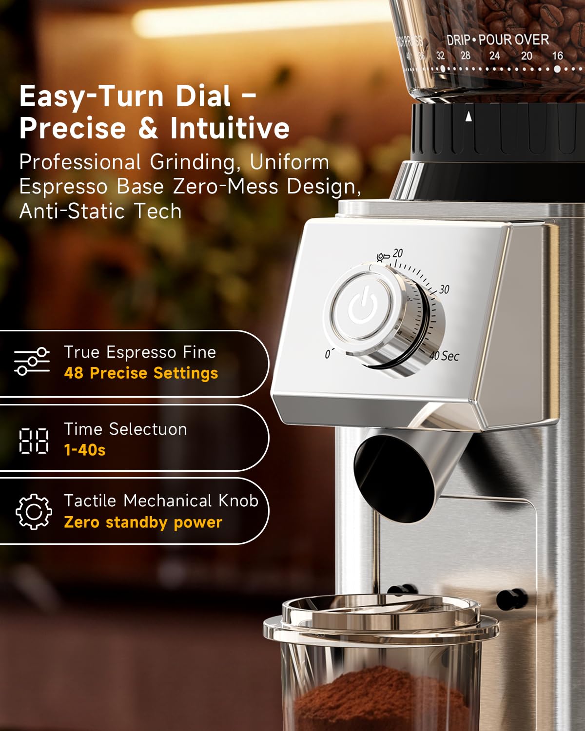 Conical Burr Espresso Grinder N527