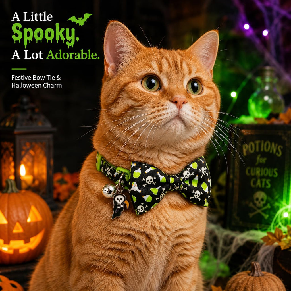 Halloween Cat Collar 2 Pack Adjustable Breakaway Y45638