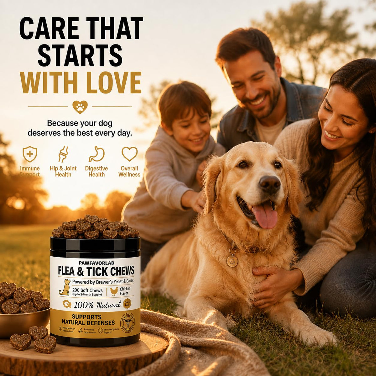 Chicken Flavor Soft Chews for Dogs - 200 Count V871046