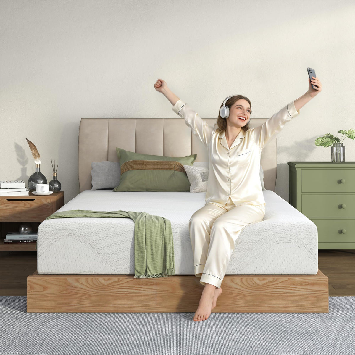 6 Inch Twin Memory Foam Mattress I169