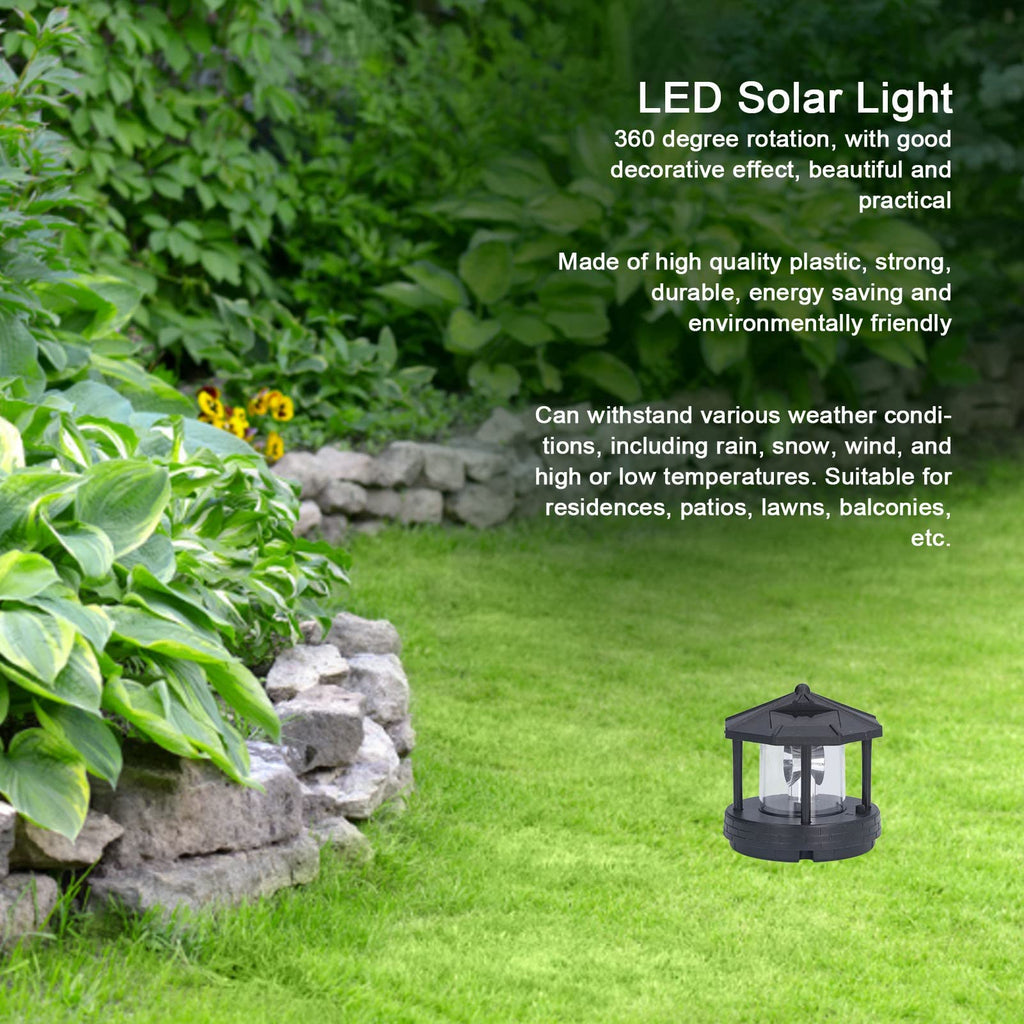 LED Solar Light, 360 Degree Rotating Waterproof Outdoor Lantern G3246