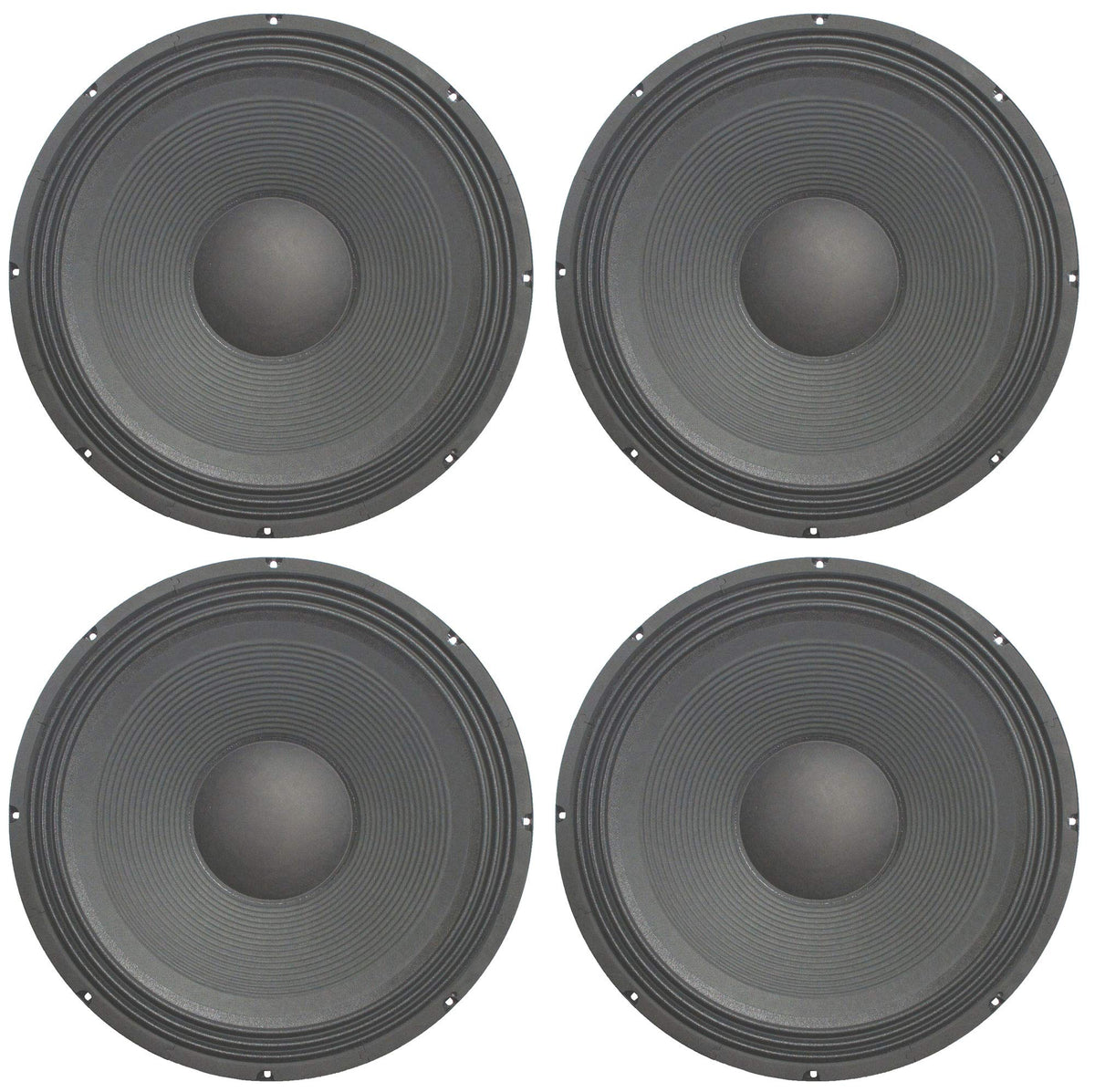 16 Ohm 18 Inch Woofer 4 Pack 1200W Subwoofer Y81649