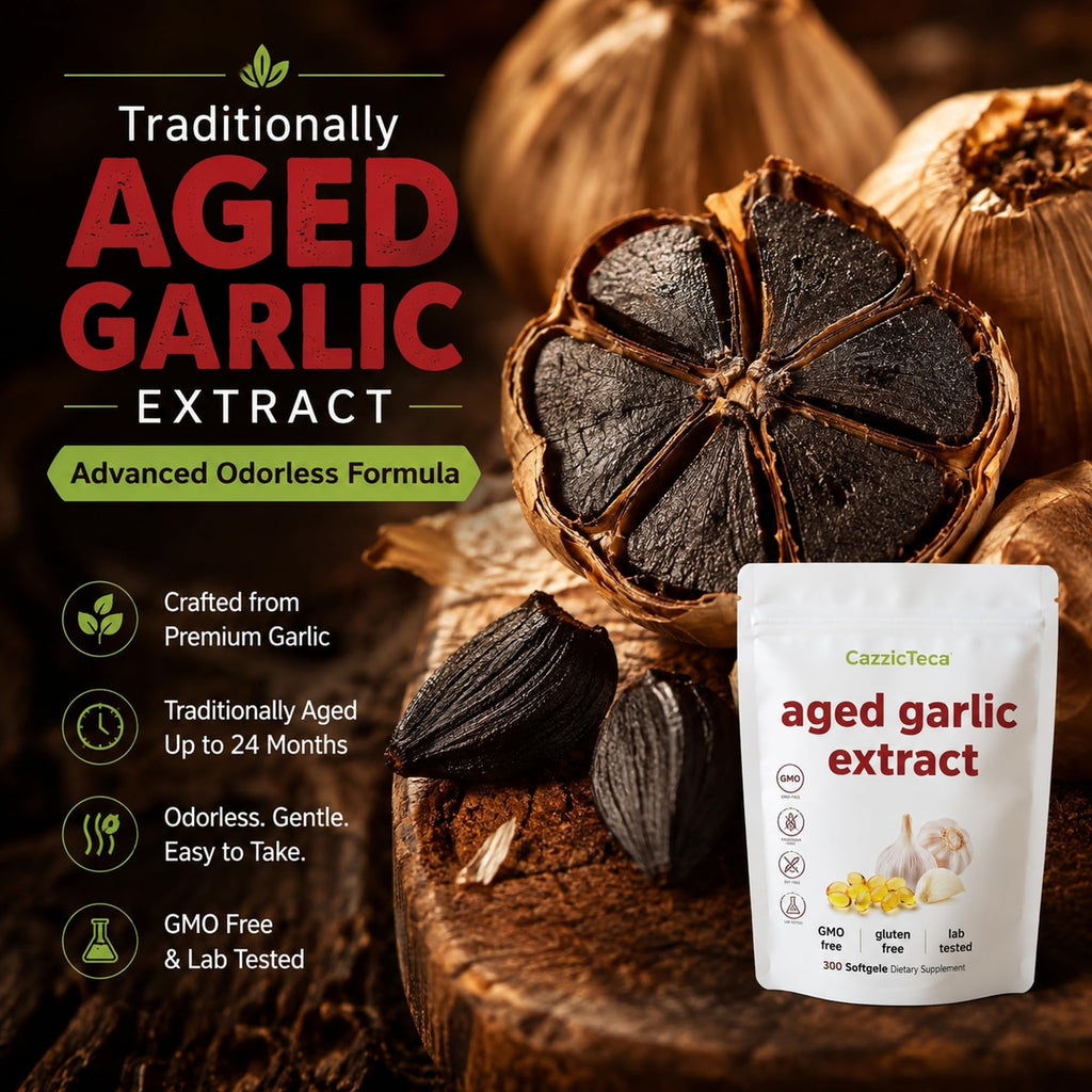 Odorless Organic Garlic Extract 7500mg 300 Softgels U4042