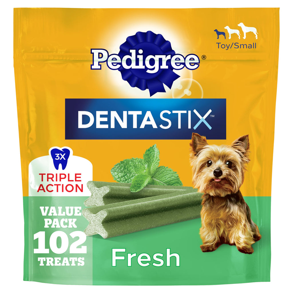 Small & Toy Breed Dental Dog Treats, 102 Count F10861