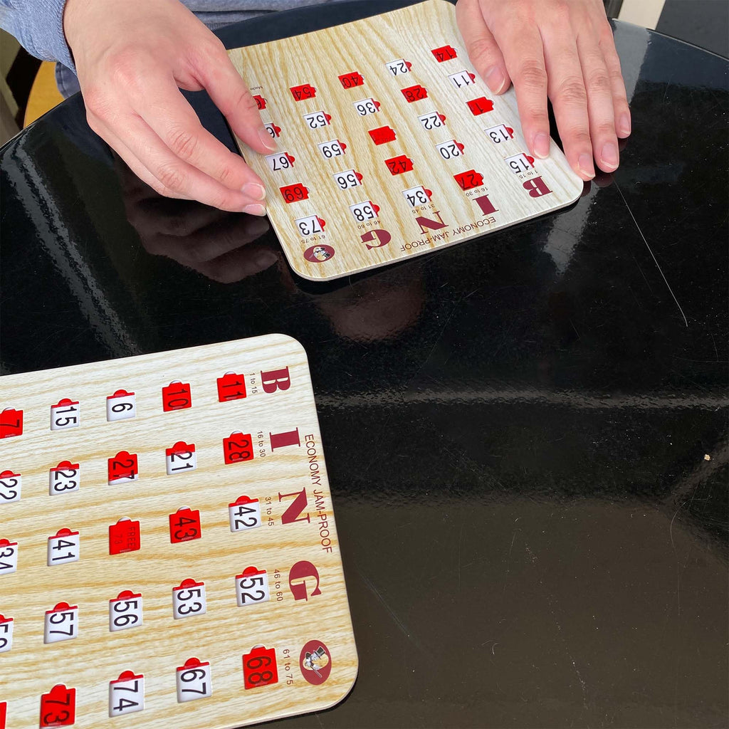 Bingo Cards with Sliding Windows 100 Pack V1733