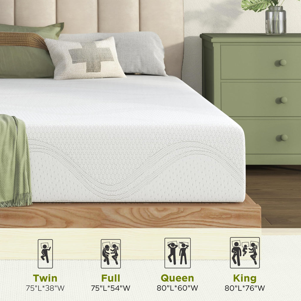 6 Inch Twin Memory Foam Mattress I169