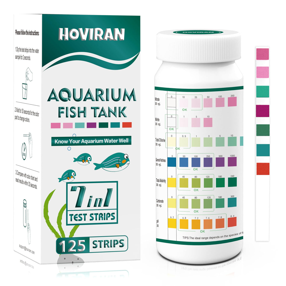 Aquarium Test Strips 125 Strips H9124