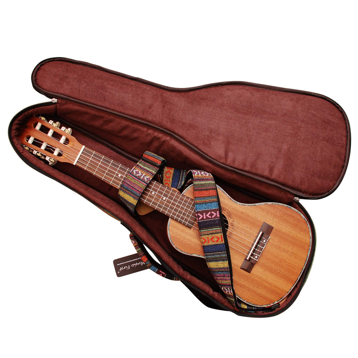 0.6" Thick Padded Guitalele Guitar Case & Bag H1885