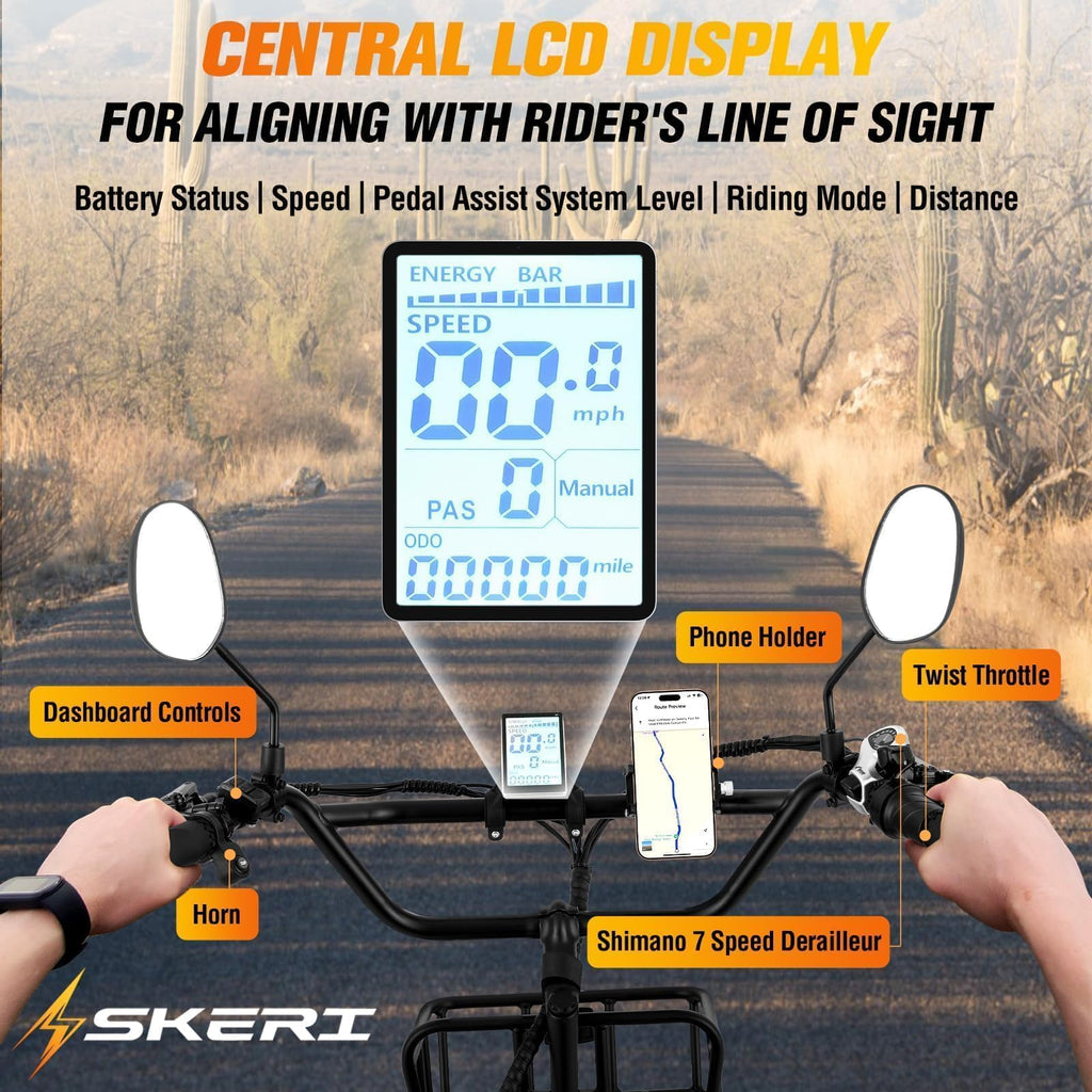 750W Folding Fat Tire Electric Tricycle A546698