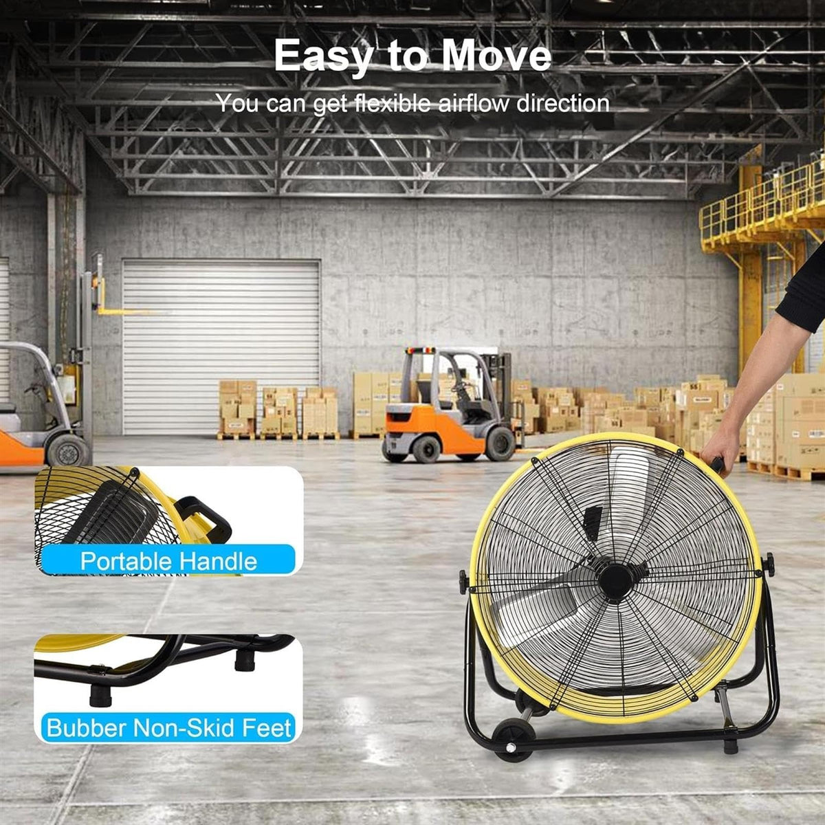 Heavy Duty 3-Speed Drum Fan D251