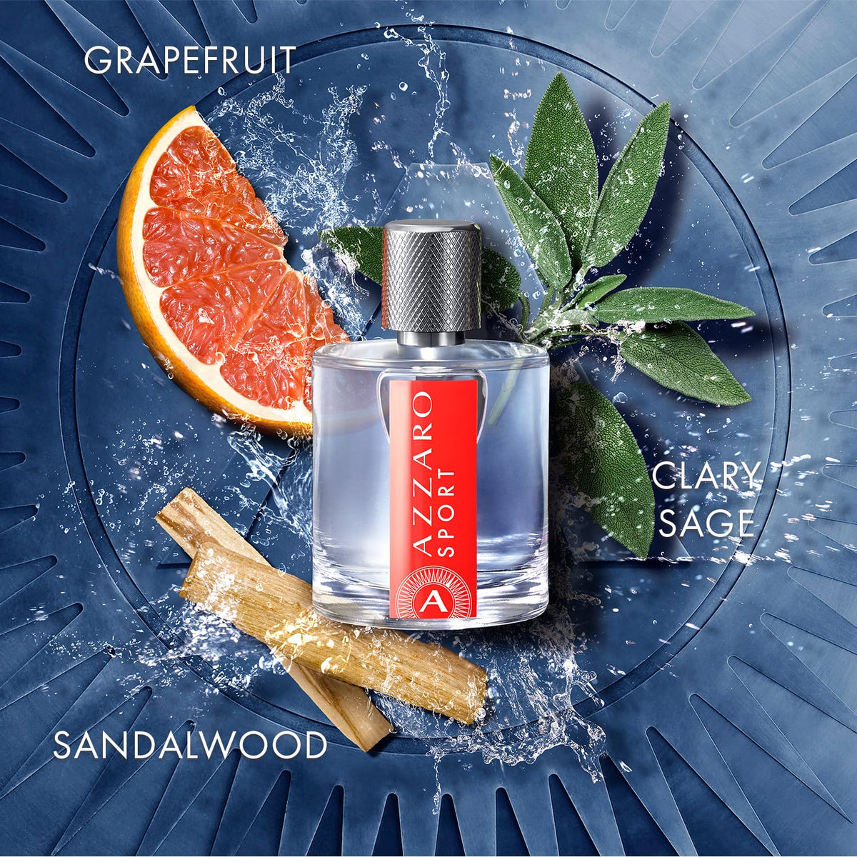 Eau de Toilette Citrus Aromatic Woody Fragrance 3.4 Fl Oz L700706