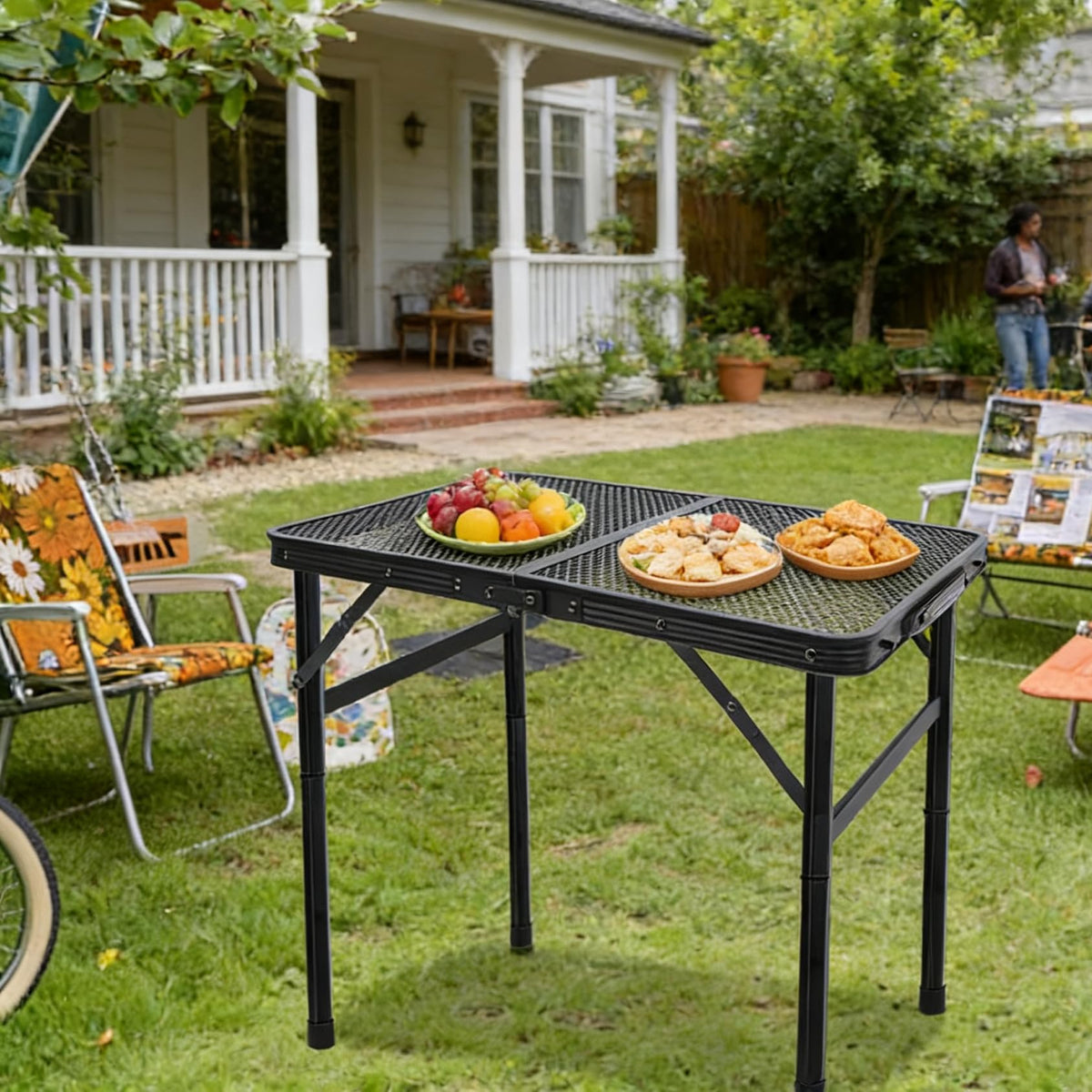 Folding Portable Camping Grill Table P8187
