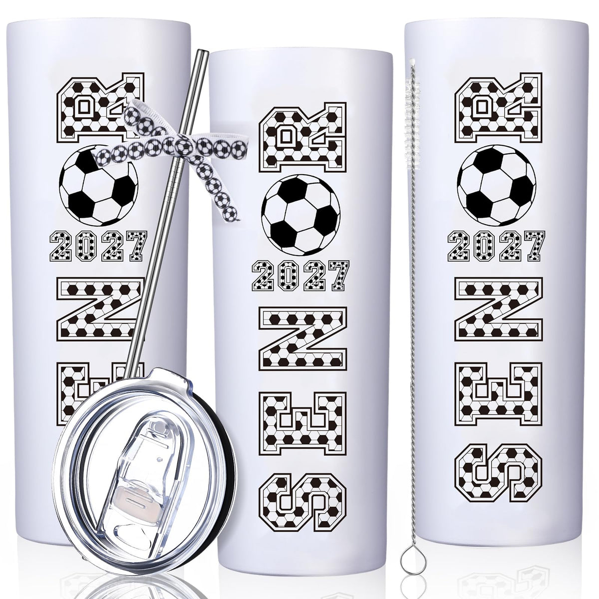 20 oz Soccer Tumblers Cups Q570315