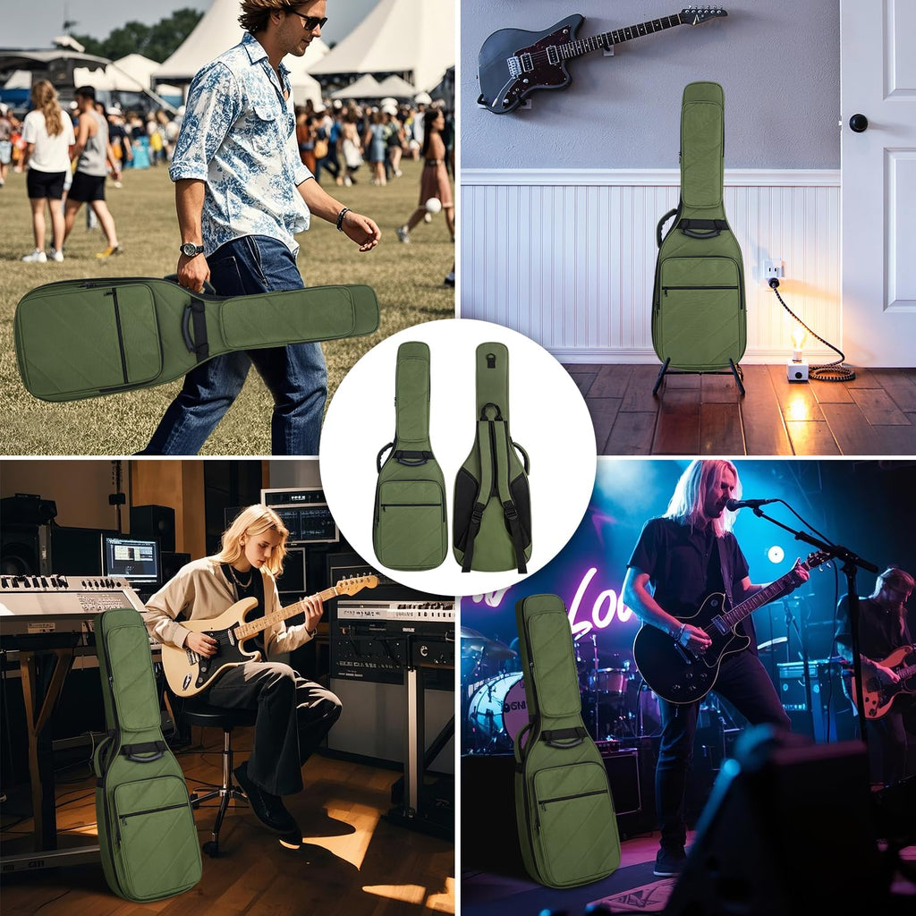 Electric Guitar Bag with 3 Pockets O964
